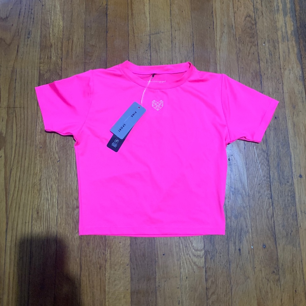 Pink Soda Sport Crop Shirt
